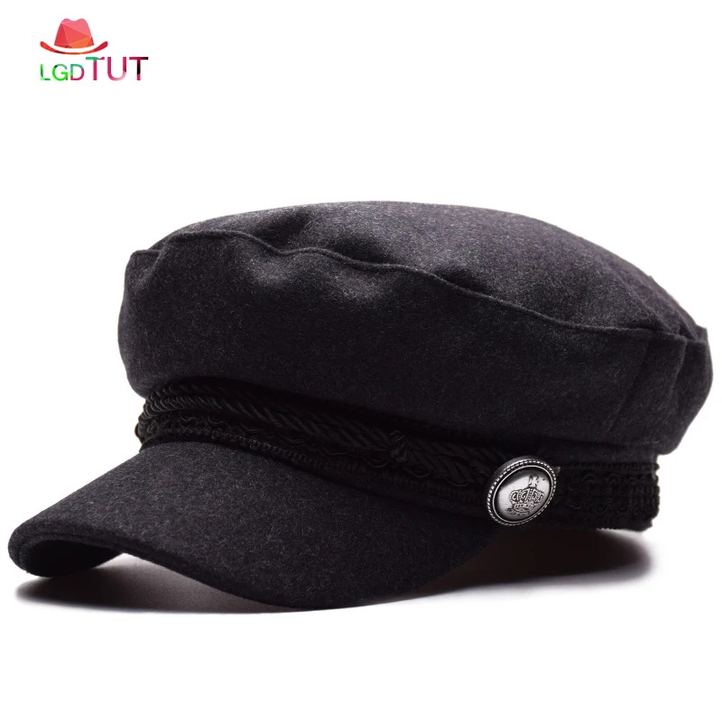 Octagonal Cap Beret Fashion Warm Flat Top Winter Hat Casual Womens Hats Woman Military Cap Womens Military Hats
Octagonal Cap Beret Fashion Warm Flat Top Winter Hat Casual Womens Hats Woman Military Cap Womens Military Hats
