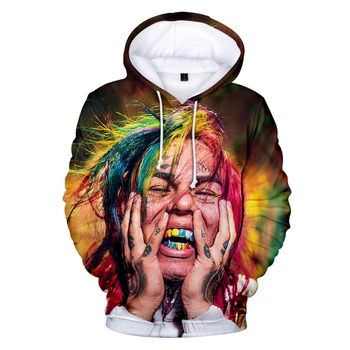 hot rapper 6IX9INE 3D Print Hoodies sweatshirts in boys/girls Autumn warm long sleeve pullovers novelty hip street fashion tops
hot rapper 6IX9INE 3D Print Hoodies sweatshirts in boys/girls Autumn warm long sleeve pullovers novelty hip street fashion tops