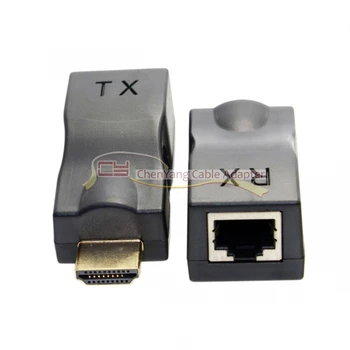 1pcs/RJ45 to HDMI 1.4 Extender Over Single 30m Ethernet LAN RJ45 CAT5E CAT6 For HDTV 1080P With 3D
1pcs/RJ45 to HDMI 1.4 Extender Over Single 30m Ethernet LAN RJ45 CAT5E CAT6 For HDTV 1080P With 3D