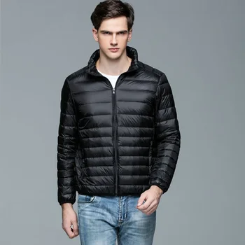 90% White Duck Mens Down Jacket Ultra Light Winter Warm Puffer Lightweight Down Coat Men Stand Collar Ultralight Coats Male Thin
90% White Duck Mens Down Jacket Ultra Light Winter Warm Puffer Lightweight Down Coat Men Stand Collar Ultralight Coats Male Thin