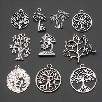 10pcs Charms Tree Antique Silver Color Money Tree Pendant Charms Life Tree Charms Jewelry Accessories
10pcs Charms Tree Antique Silver Color Money Tree Pendant Charms Life Tree Charms Jewelry Accessories