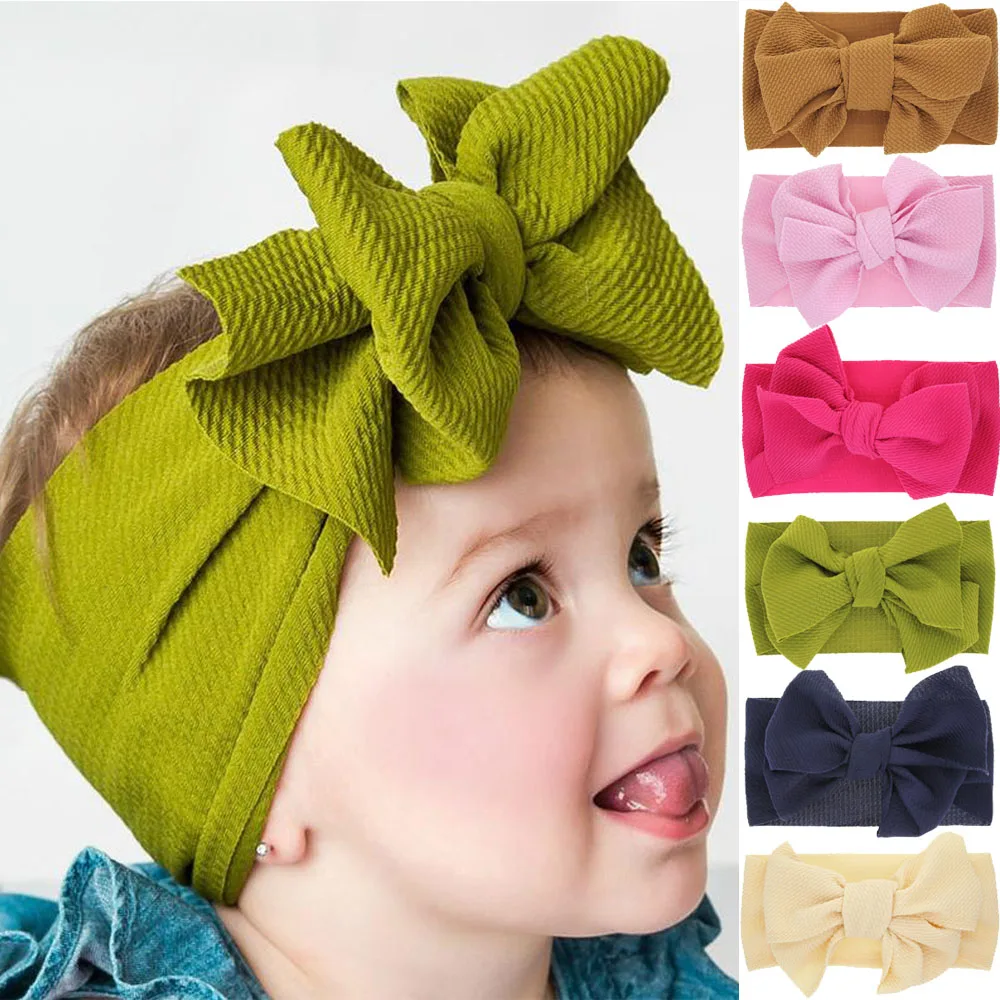 12 Colors Big Bow Headbands Children Girls Top Knot Soft Elastic Hairbands Headwrap Baby Large Hair Bows Hair Accessories 2019
12 Colors Big Bow Headbands Children Girls Top Knot Soft Elastic Hairbands Headwrap Baby Large Hair Bows Hair Accessories 2019