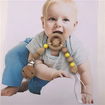 New 26cm Cute Hot Toy For Baby Pacifier Clip Natural Beech High Quality Safety Chain Loss Chain Lost Chain ReBorn Gift
New 26cm Cute Hot Toy For Baby Pacifier Clip Natural Beech High Quality Safety Chain Loss Chain Lost Chain ReBorn Gift