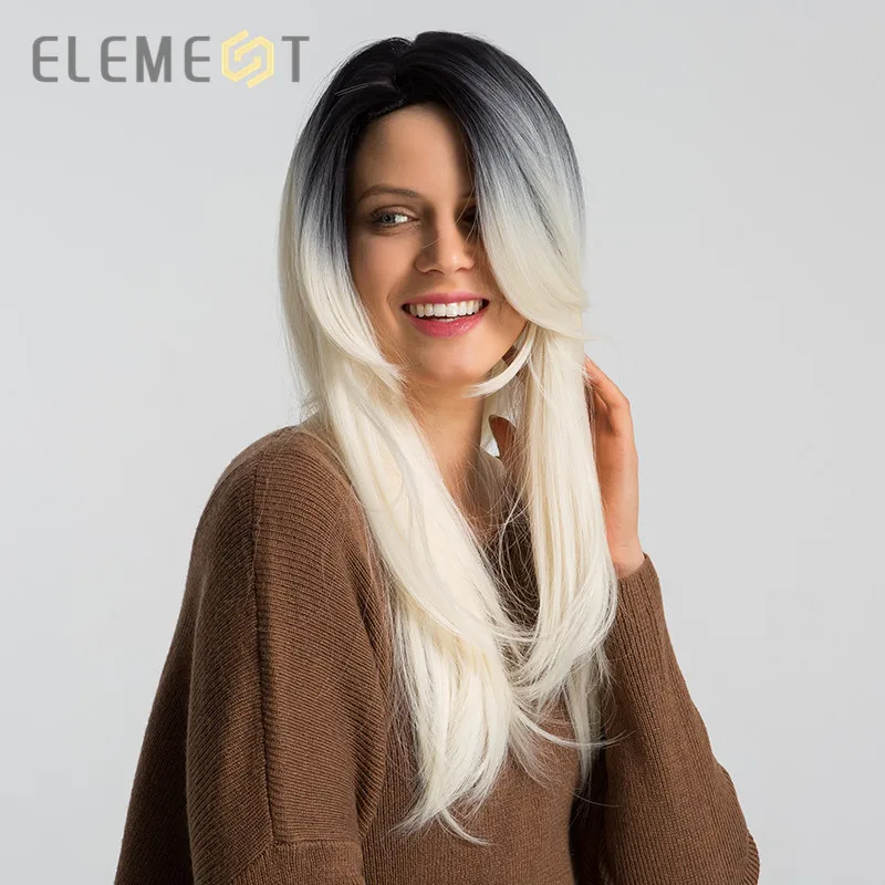 Element 26 Inch Long Straight Synthetic Wig Side Parting Fashion Ombre Rice-white Cosplay Party Wigs for Women Free Shipping
Element 26 Inch Long Straight Synthetic Wig Side Parting Fashion Ombre Rice-white Cosplay Party Wigs for Women Free Shipping