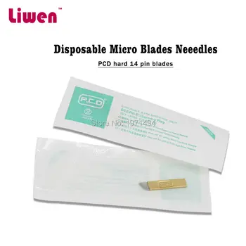 Big discount Disposable 500pcs PCD 14Pins microblading permanent make up manual eyebrow tattoo curved blades needles
Big discount Disposable 500pcs PCD 14Pins microblading permanent make up manual eyebrow tattoo curved blades needles