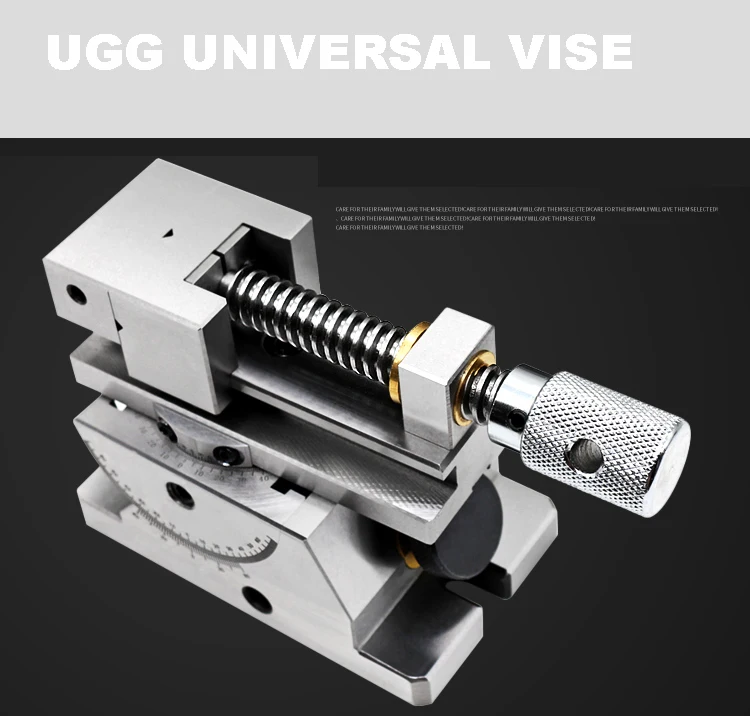 UGG50/2" Universal vise, 360 degree rotating vise, cnc vise ,Used for surface grinding machine, milling machine, edm machine
UGG50/2" Universal vise, 360 degree rotating vise, cnc vise ,Used for surface grinding machine, milling machine, edm machine