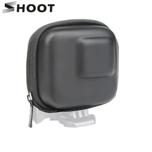 SHOOT pour GoPro Hero 8 7 6 5 noir Mini EVA mallette de rangement de protection sac support pour Go Pro Hero 7 8 5 noir argent accessoires(China)