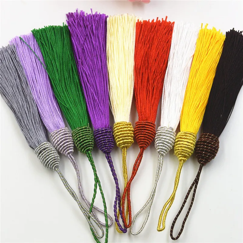 10Pcs Polyester Silk Tassels Fringe Pendant DIY Material Cord Tassels Trim Home Curtains Party Decor Tassels Ribbon Accessories
10Pcs Polyester Silk Tassels Fringe Pendant DIY Material Cord Tassels Trim Home Curtains Party Decor Tassels Ribbon Accessories