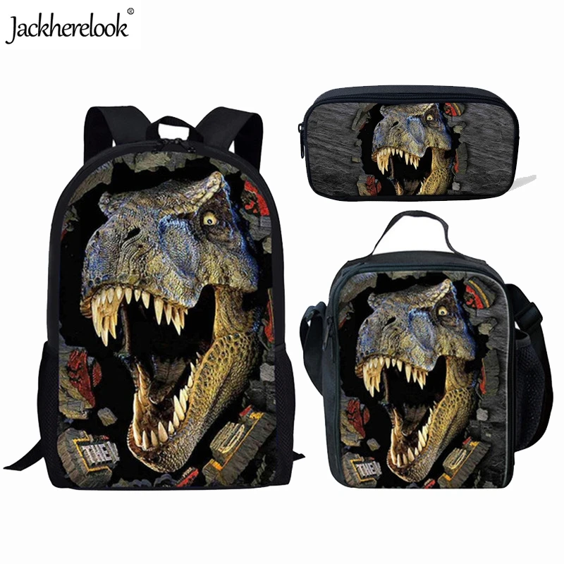 Jackherelook Cool 3D Animal Dinosaur Pattern Kids 3PCS Set Schoolbags Primary School Students Backpacks Boys Orthopedic Bookbags
Jackherelook Cool 3D Animal Dinosaur Pattern Kids 3PCS Set Schoolbags Primary School Students Backpacks Boys Orthopedic Bookbags