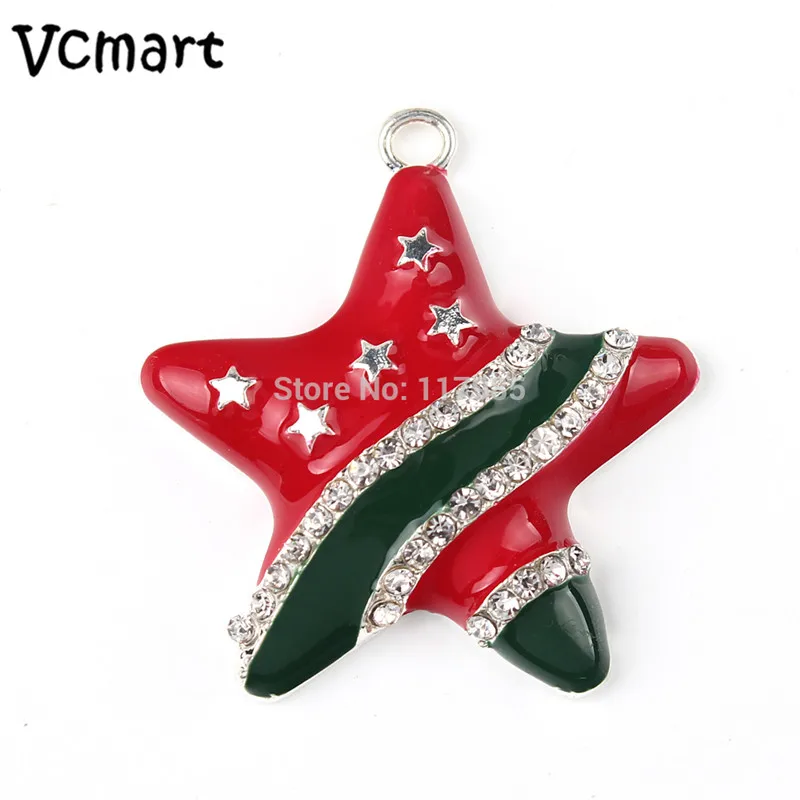 Vcmart Clearance Sale 47*35mm Patriotic American Flag Stars Rhinestone Alloy Pendant For DIY Girls Kids July 4th Necklace
Vcmart Clearance Sale 47*35mm Patriotic American Flag Stars Rhinestone Alloy Pendant For DIY Girls Kids July 4th Necklace