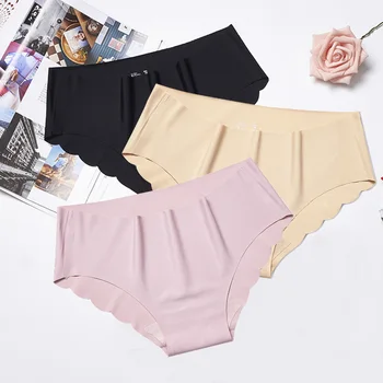 3pcs Seamless Panties For Women Ice Silk Briefs Ultra-thin Underwear Sexy Panty Low Waist Female Summer Underpants Intimates #D
3pcs Seamless Panties For Women Ice Silk Briefs Ultra-thin Underwear Sexy Panty Low Waist Female Summer Underpants Intimates #D