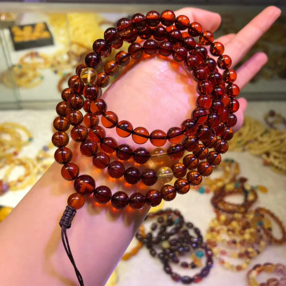Genuine Natural Blood Red Amber Gemstone Crystal 7.7mm Round Beads Fine Jewelry Women Lady Stretch Bracelet AAAAA Drop Shipping
Genuine Natural Blood Red Amber Gemstone Crystal 7.7mm Round Beads Fine Jewelry Women Lady Stretch Bracelet AAAAA Drop Shipping