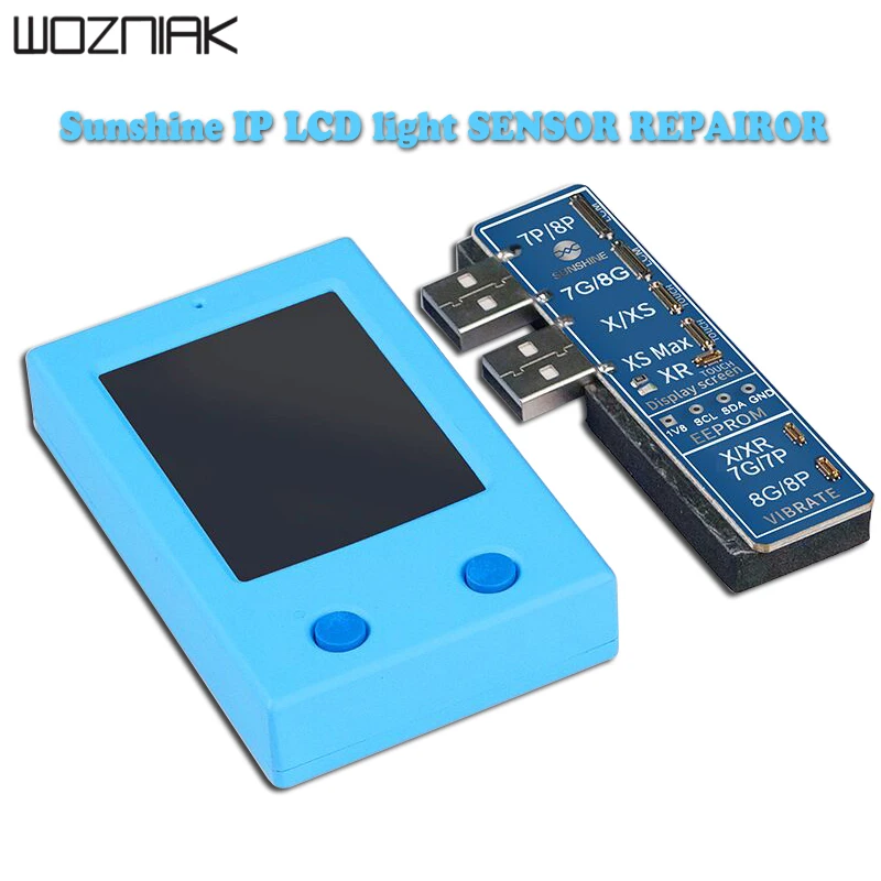 SUNSHINE T-003 Light Sensor Programmer Auto Brightness Recover Box LCD Screen EEPROM IC Tools For 7/7P/8/8P/X/XR/XS/XS MAX
SUNSHINE T-003 Light Sensor Programmer Auto Brightness Recover Box LCD Screen EEPROM IC Tools For 7/7P/8/8P/X/XR/XS/XS MAX