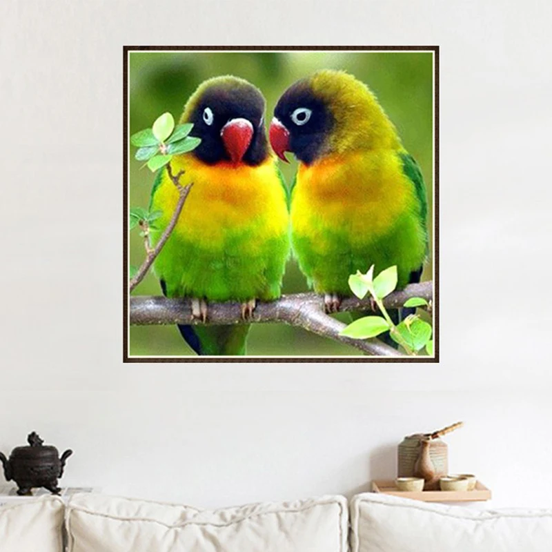 DIY 5D Diamond Painting Resin Embroidery Parrots Animal Pattern Paiting Kit Home Decor Rhinestone Pictures Cross Stitch
DIY 5D Diamond Painting Resin Embroidery Parrots Animal Pattern Paiting Kit Home Decor Rhinestone Pictures Cross Stitch