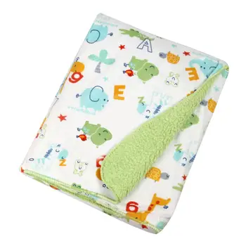 102*76cm Children's Cartoon Printed Soft Plush Fleece Blanket Double-Layer Thickened Warm Lambskin Infant Swaddle Blanket
102*76cm Children's Cartoon Printed Soft Plush Fleece Blanket Double-Layer Thickened Warm Lambskin Infant Swaddle Blanket