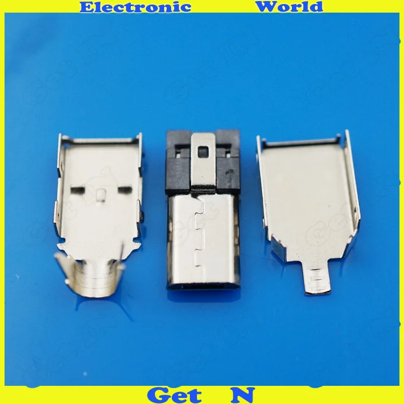 5Pins Male Plug Micro USB Connector Metal Shell Lengthened DIY Welding Jack Injection Moulding
5Pins Male Plug Micro USB Connector Metal Shell Lengthened DIY Welding Jack Injection Moulding
