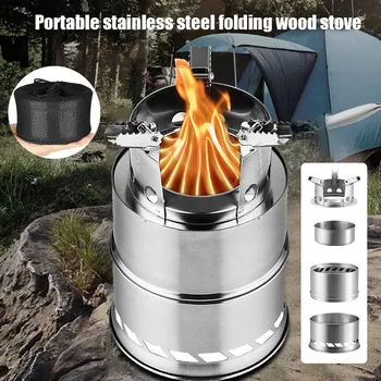 Newly Portable Camping Stove Set Stainless Steel Pot Cooker for Hiking Outdoor SMN88
Newly Portable Camping Stove Set Stainless Steel Pot Cooker for Hiking Outdoor SMN88