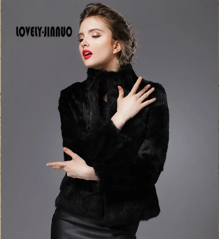 2019 full leather real rabbit fur coat winter short design long-sleeve stand collar slim plus size clothing free shipping F731
2019 full leather real rabbit fur coat winter short design long-sleeve stand collar slim plus size clothing free shipping F731