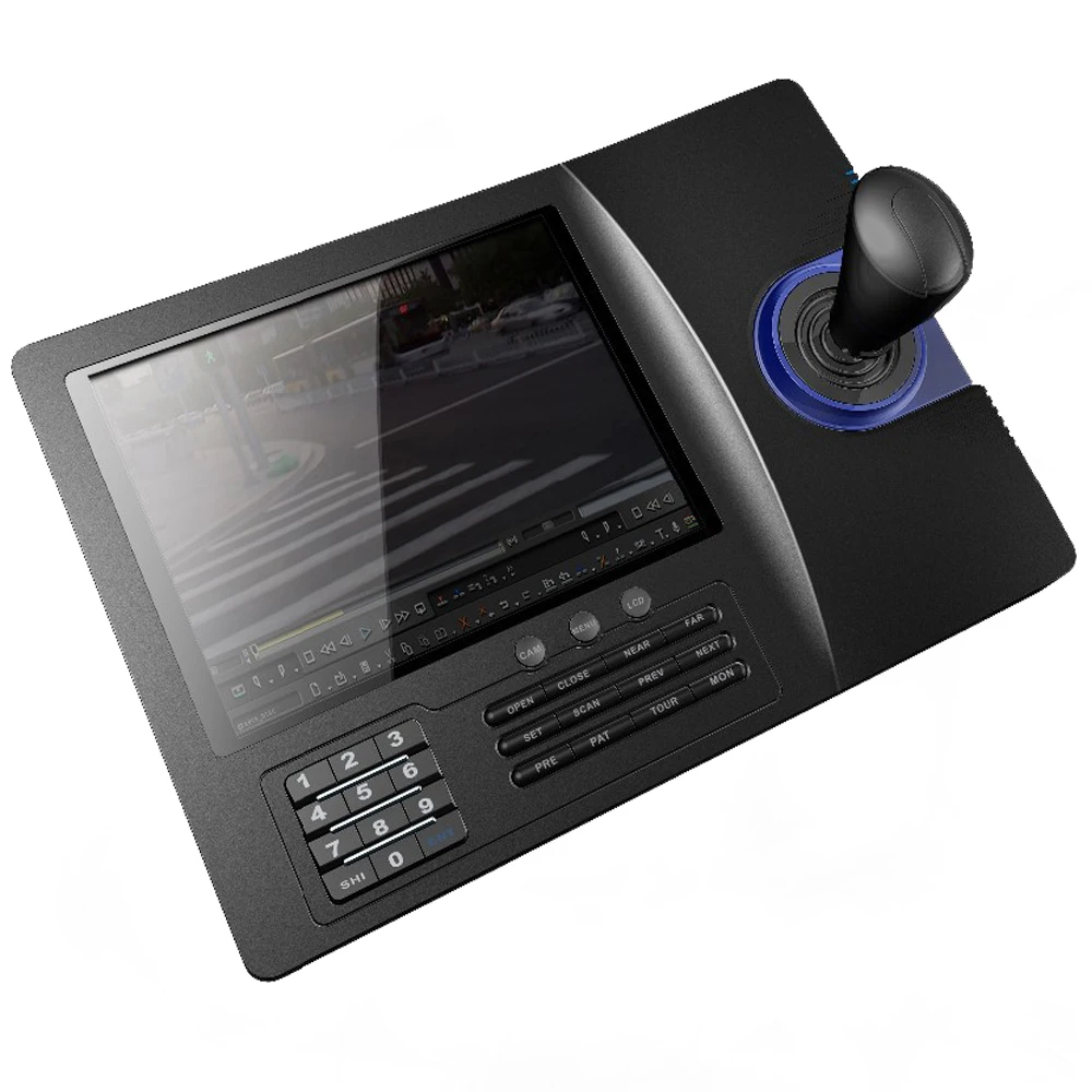 8 inch LCD Analog RS485 PTZ Keyboard Controller PELCO-D/PLCD Display For Analog Speed Dome Pan Tilt Camera CCTV control
8 inch LCD Analog RS485 PTZ Keyboard Controller PELCO-D/PLCD Display For Analog Speed Dome Pan Tilt Camera CCTV control