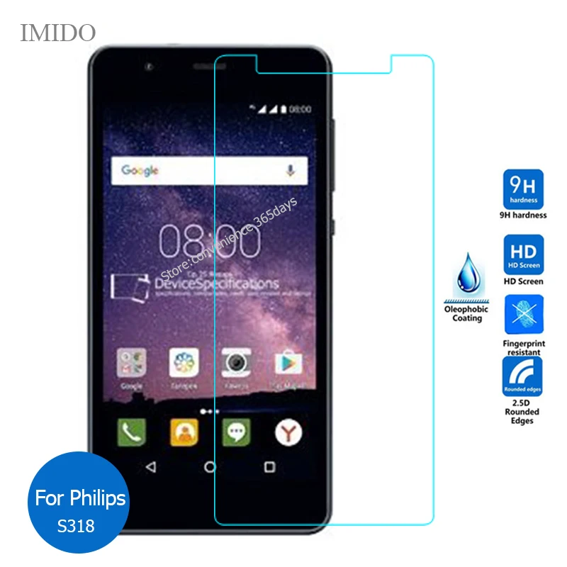 For Philips S318 Tempered Glass Screen Protector 2.5 9h Safety Protective Film on S 318
For Philips S318 Tempered Glass Screen Protector 2.5 9h Safety Protective Film on S 318