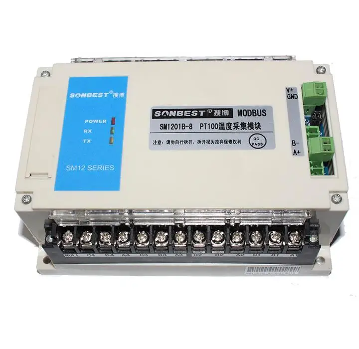8-way RS485 interface PT100 temperature acquisition module multi-channel temperature acquisition instrument and collector
8-way RS485 interface PT100 temperature acquisition module multi-channel temperature acquisition instrument and collector