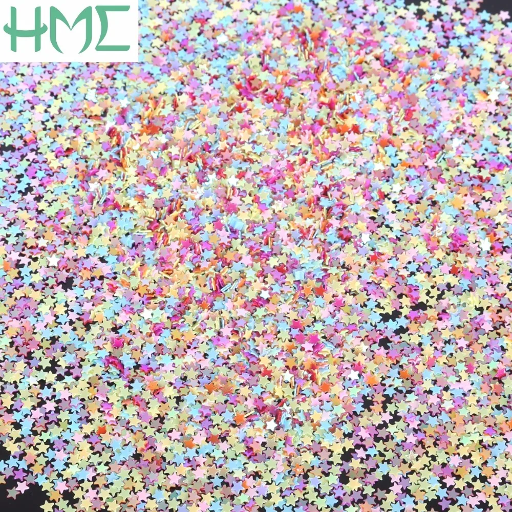 3mm(13000pcs) 5mm(3200pcs) Star Shape PVC loose Sequins 20g Glitter Paillettes for Nail Art manicure/sewing/wedding decoration
3mm(13000pcs) 5mm(3200pcs) Star Shape PVC loose Sequins 20g Glitter Paillettes for Nail Art manicure/sewing/wedding decoration