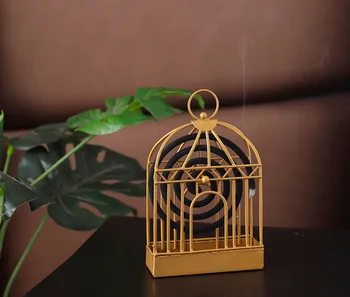 1PC Iron Metal Mosquito Repellent Incense Rack Birdcage Portable Standing Mosquito Repellent Incense Holder Home Rack JL 210
1PC Iron Metal Mosquito Repellent Incense Rack Birdcage Portable Standing Mosquito Repellent Incense Holder Home Rack JL 210