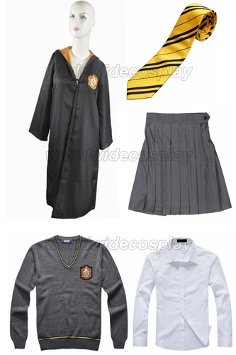 Free Shipping Harry Hufflepuff Cosplay Robe Cloak Pullover Sweater Shirt Skirt Necktie Custom Made for Christmas
Free Shipping Harry Hufflepuff Cosplay Robe Cloak Pullover Sweater Shirt Skirt Necktie Custom Made for Christmas