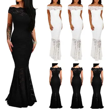 Women -lady Way Shoulder Evening Slender Party Bodycon Thin Tip Short Fish Tail Fixed Dress
Women -lady Way Shoulder Evening Slender Party Bodycon Thin Tip Short Fish Tail Fixed Dress