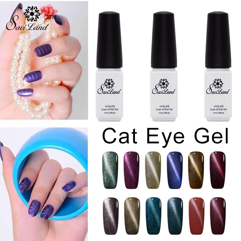 Saviland 1pcs Soak Off Gel Varnish 3D Cat Eyes UV Nail Art Manicure Long Lasting Need Magnet Stick Permanent Gel Nail
Saviland 1pcs Soak Off Gel Varnish 3D Cat Eyes UV Nail Art Manicure Long Lasting Need Magnet Stick Permanent Gel Nail