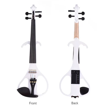 ammoon VE-209 Full Size 4/4 Solid Wood Silent Electric Violin Fiddle Maple Body Ebony Fingerboard Pegs Chin Rest Tailpiece
ammoon VE-209 Full Size 4/4 Solid Wood Silent Electric Violin Fiddle Maple Body Ebony Fingerboard Pegs Chin Rest Tailpiece