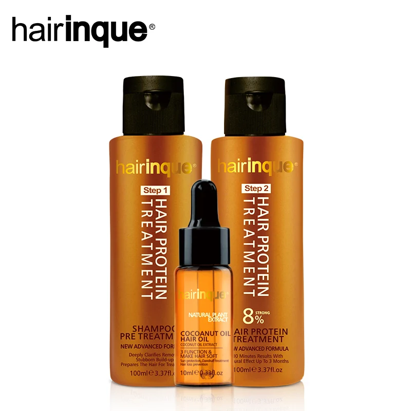 HAIRINQUE Best Selling 8% Brazilian Keratin with Shampoo Pre Keratin Hair Treatment & 10 ml Coconut Oil Hair Care Set
HAIRINQUE Best Selling 8% Brazilian Keratin with Shampoo Pre Keratin Hair Treatment & 10 ml Coconut Oil Hair Care Set