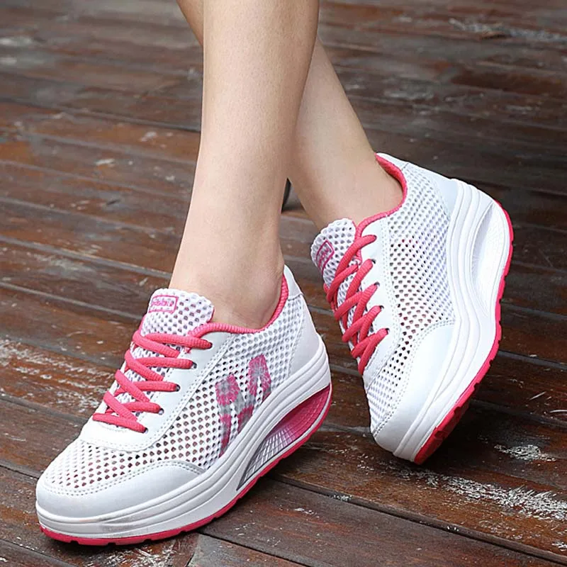 New Women Height Increasing 2019 Summer Mesh Wedges Sneakers Platform Shoes Women Casual Shoes Footwear tenis feminino
New Women Height Increasing 2019 Summer Mesh Wedges Sneakers Platform Shoes Women Casual Shoes Footwear tenis feminino