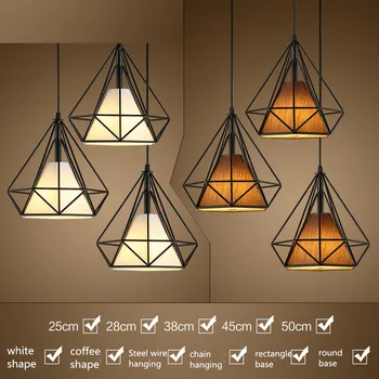 Diamond Nordic retro Personality Simple wrought iron aisle creative pendant lamp loft bar table living room western restaurant
Diamond Nordic retro Personality Simple wrought iron aisle creative pendant lamp loft bar table living room western restaurant