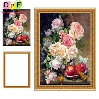 DPF Framed Diamond Embroidery round Diamond Painting Diamond Cross Stitch Rhinestone home Decoration painting Flowers and desser
DPF Framed Diamond Embroidery round Diamond Painting Diamond Cross Stitch Rhinestone home Decoration painting Flowers and desser