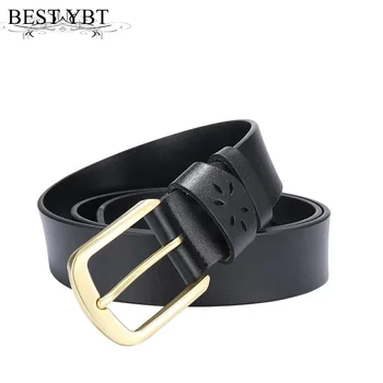 Best YBT Unisex leather belt Vintage style pin buckle leather belts high quality women cowboy pants men fashion casual belt
Best YBT Unisex leather belt Vintage style pin buckle leather belts high quality women cowboy pants men fashion casual belt