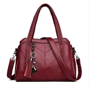 3 Large capacity pocket Tassel Tote Luxury Spiraea Women Shoulder Messenger Bags Designer High Quality Leather Handbag Cute Cat
3 Large capacity pocket Tassel Tote Luxury Spiraea Women Shoulder Messenger Bags Designer High Quality Leather Handbag Cute Cat