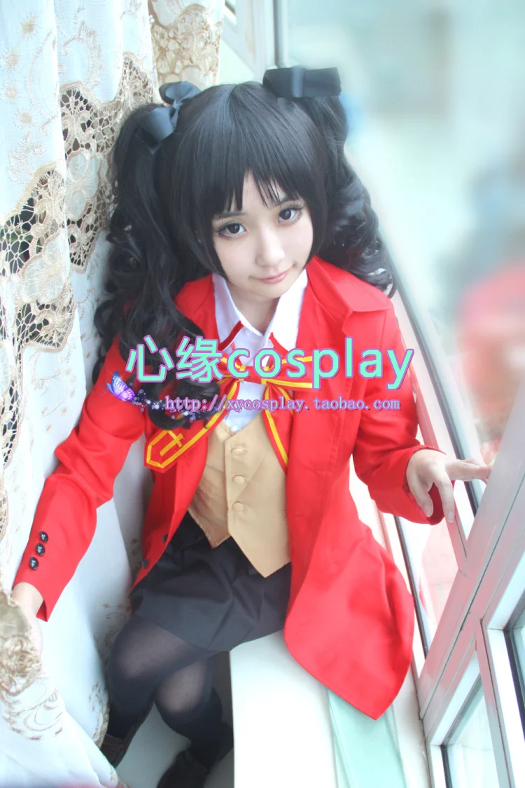 Fate/stay night Cos Tohsaka Rin JK School Uniform Cosplay Costume 6in1 Coat+Vest+Shirt+Skirt+Headdress+Tie
Fate/stay night Cos Tohsaka Rin JK School Uniform Cosplay Costume 6in1 Coat+Vest+Shirt+Skirt+Headdress+Tie
