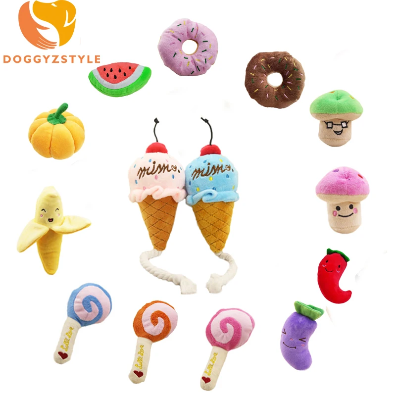 Soft Pet Dog Toys Puppy Cat Plush Sound Squeak Toy For Small Dogs Fruit Design Pets Chew Bite Play Supplies Chihuahua Goods
Soft Pet Dog Toys Puppy Cat Plush Sound Squeak Toy For Small Dogs Fruit Design Pets Chew Bite Play Supplies Chihuahua Goods