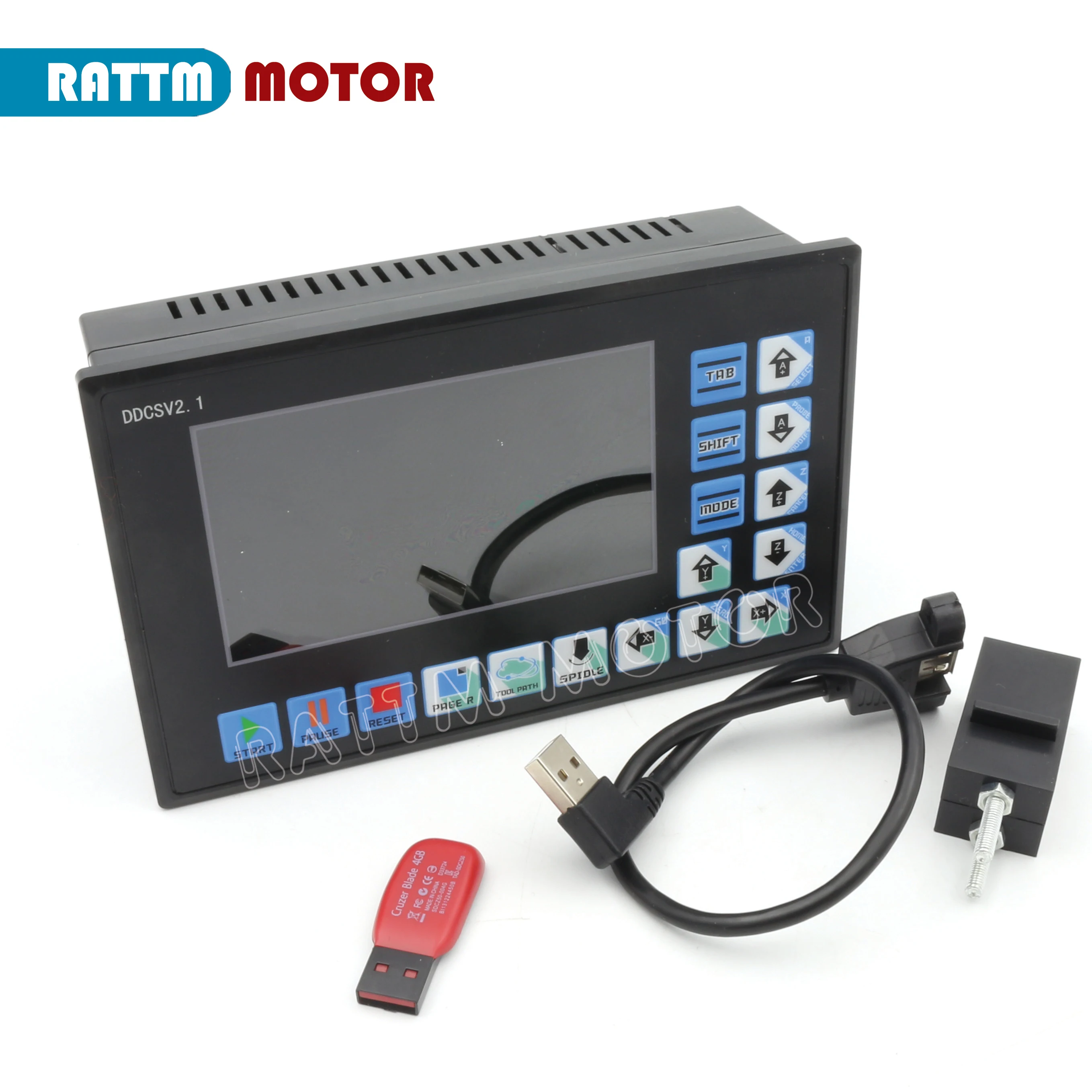 DDCSV2.1 3Axis /4Axis PLC Controller 500KHz off-line operation for CNC Router Engraving Milling Machine servo, stepper motor
DDCSV2.1 3Axis /4Axis PLC Controller 500KHz off-line operation for CNC Router Engraving Milling Machine servo, stepper motor