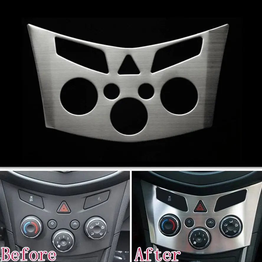 Car Styling Air Conditioning Adjust Switch Panel Cover Trim Sticker Interior Decor Car Covers For Chevrolet TRAX 2013 2014 2015
Car Styling Air Conditioning Adjust Switch Panel Cover Trim Sticker Interior Decor Car Covers For Chevrolet TRAX 2013 2014 2015