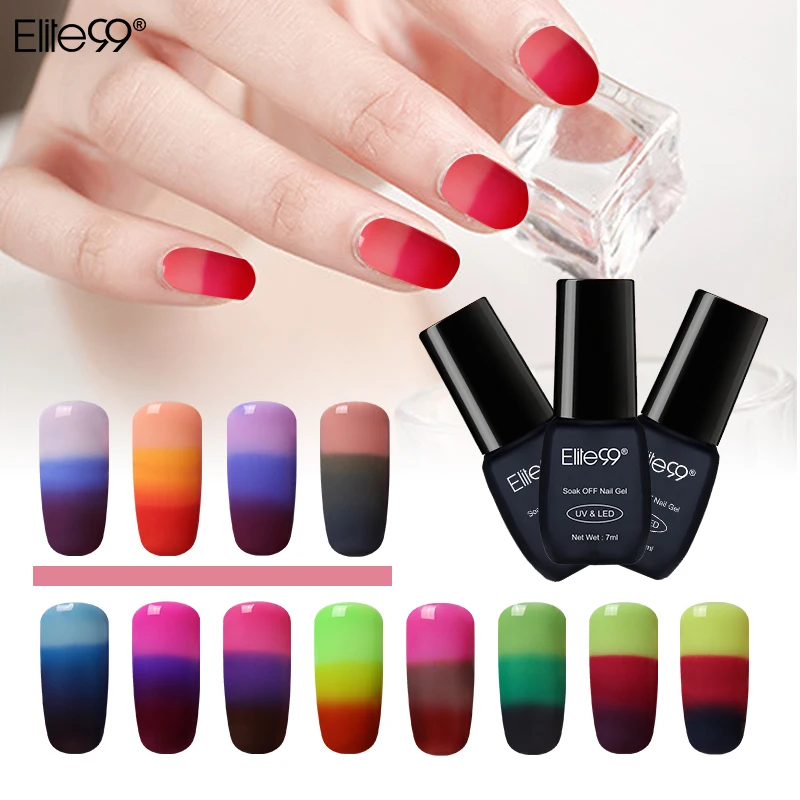 Elite99 7ml Nail UV Gel Temperature Changing Gel Lacquer Vernis LED Lamp Gel Polish Perfect Effect For Nail Art DIY Decoration
Elite99 7ml Nail UV Gel Temperature Changing Gel Lacquer Vernis LED Lamp Gel Polish Perfect Effect For Nail Art DIY Decoration