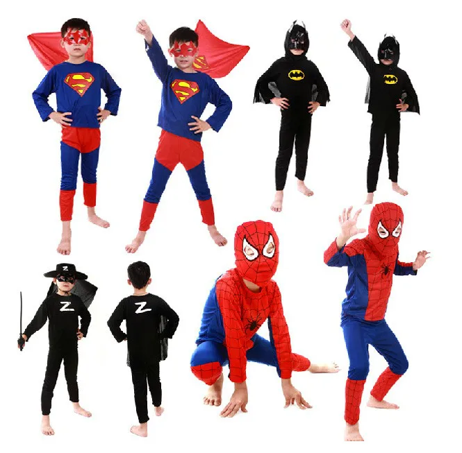 Halloween Costume For Kids Superhero Capes Anime Cosplay Carnival Costume Red Spiderman Costume Black Batman Superma
Halloween Costume For Kids Superhero Capes Anime Cosplay Carnival Costume Red Spiderman Costume Black Batman Superma