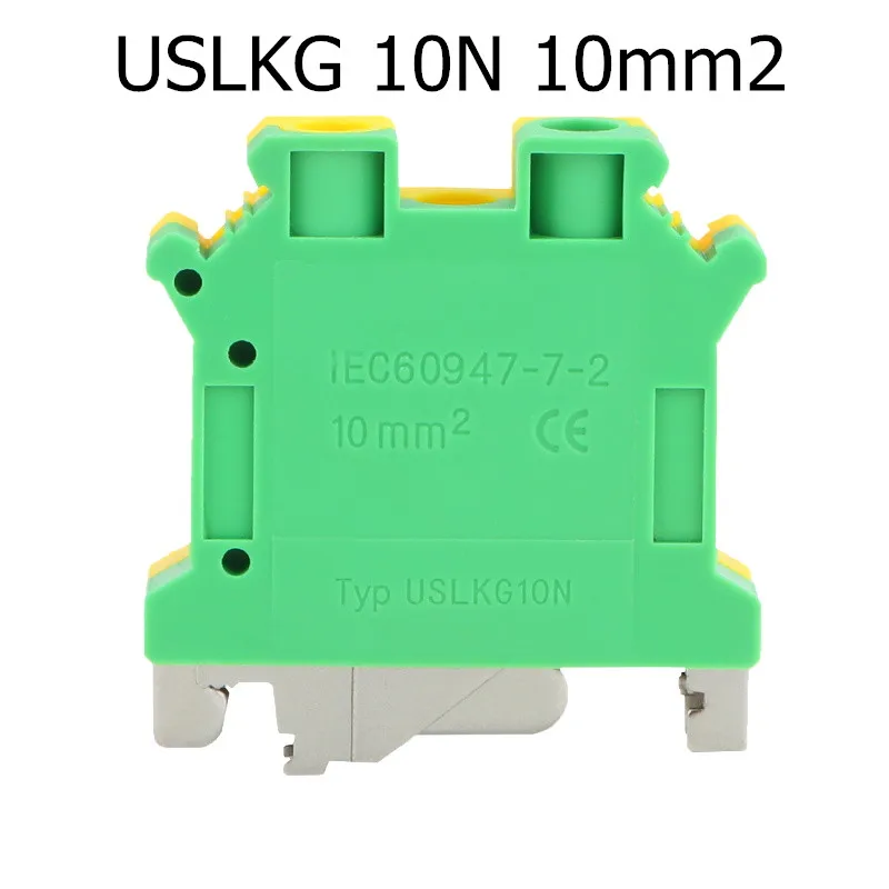 10Pcs/lot USLKG 10N Din Rail Ground Terminal Blocks PHOENIX Type 10mm2 Universal Wiring Connector Screw Terminal USLKG-10N
10Pcs/lot USLKG 10N Din Rail Ground Terminal Blocks PHOENIX Type 10mm2 Universal Wiring Connector Screw Terminal USLKG-10N