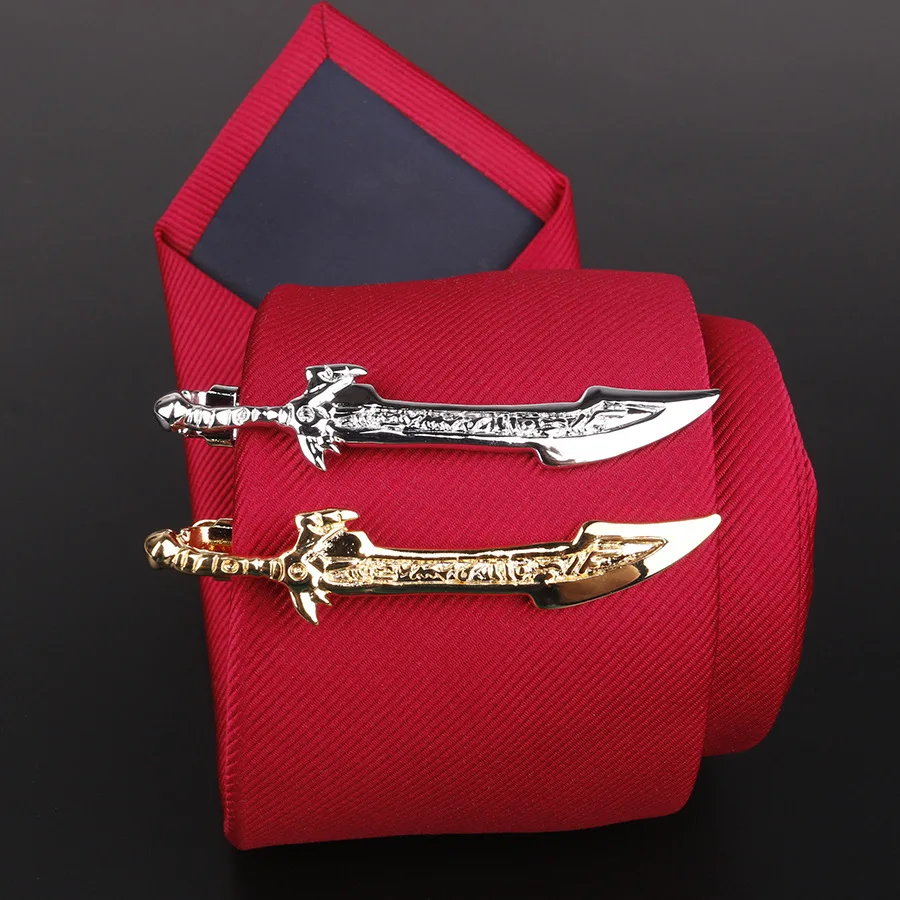 i-Remiel Luxury Knife Broadsword Metal Ties Clip Copper Tie Clips for Men's Dress Shirt Gift Husband Variety of Options | Украшения и