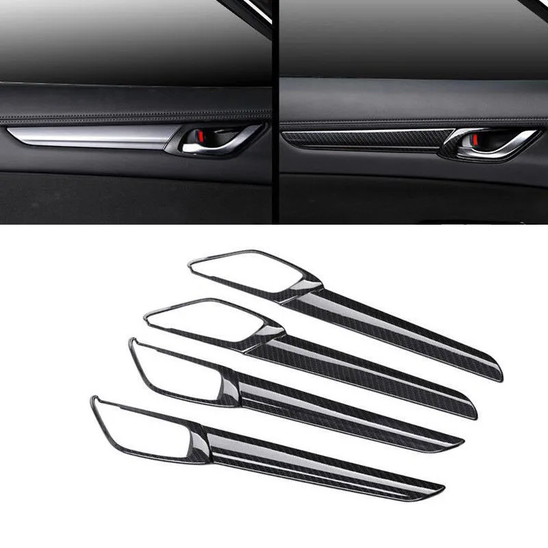 4x Carbon Fiber Style Car Inner Door Side Handle Bowl Cover Trim Fit For Mazda CX-5 2017-2018 Car Interior Accessories Styling
4x Carbon Fiber Style Car Inner Door Side Handle Bowl Cover Trim Fit For Mazda CX-5 2017-2018 Car Interior Accessories Styling