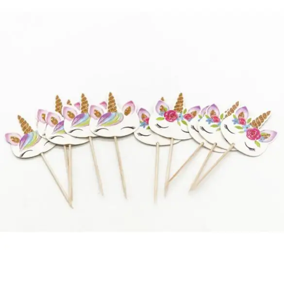 New 24pcs 3Styles Unicorn Cupcake Toppers DIY Cakes Topper Picks Candy Bar Baby Shower Supplies Kids Birthday Party Supplies
New 24pcs 3Styles Unicorn Cupcake Toppers DIY Cakes Topper Picks Candy Bar Baby Shower Supplies Kids Birthday Party Supplies