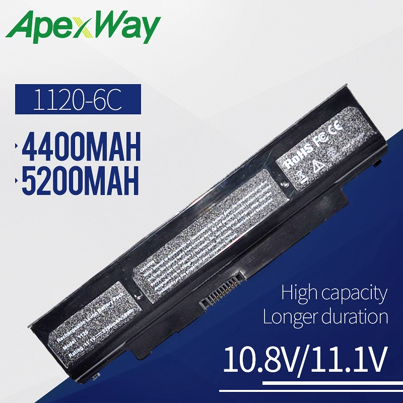 Apexway Laptop Battery For Dell Inspiron 1120 1121 M101 M101C M102z M101Z 02XRG7 2XRG7 79N07 P07T 079N07 D75H4 P07T001 312-0251
Apexway Laptop Battery For Dell Inspiron 1120 1121 M101 M101C M102z M101Z 02XRG7 2XRG7 79N07 P07T 079N07 D75H4 P07T001 312-0251