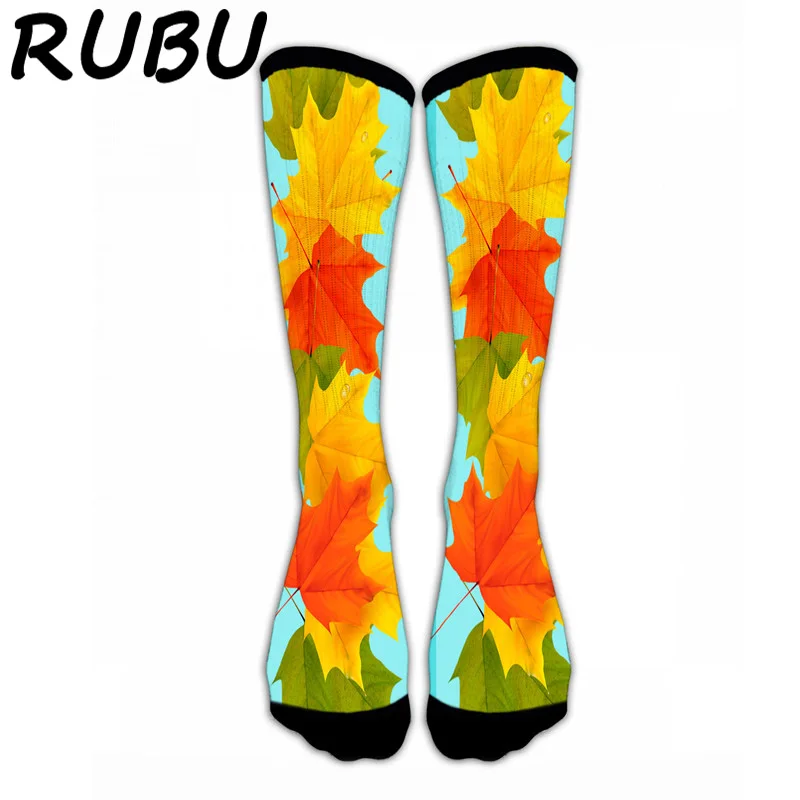 RUBU 1Pair Unisex High Hosiery printed Socks women 3D kawaii cute socks Maple leaf Knee Men Funny Art Cotton socks meia 7D11
RUBU 1Pair Unisex High Hosiery printed Socks women 3D kawaii cute socks Maple leaf Knee Men Funny Art Cotton socks meia 7D11
