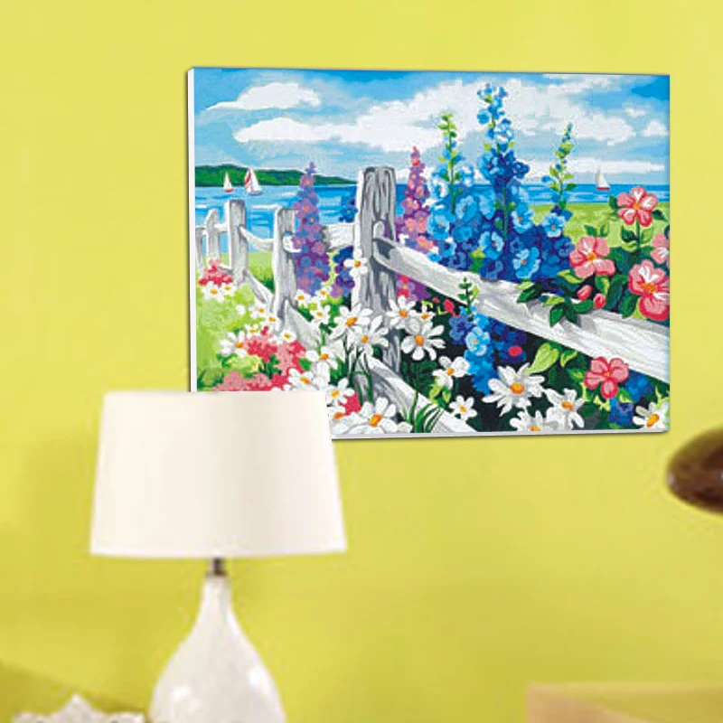 Diy digital oil painting by numbers home decoration picture oil painting canvas painting wall decor 30 40 flowers sea
Diy digital oil painting by numbers home decoration picture oil painting canvas painting wall decor 30 40 flowers sea